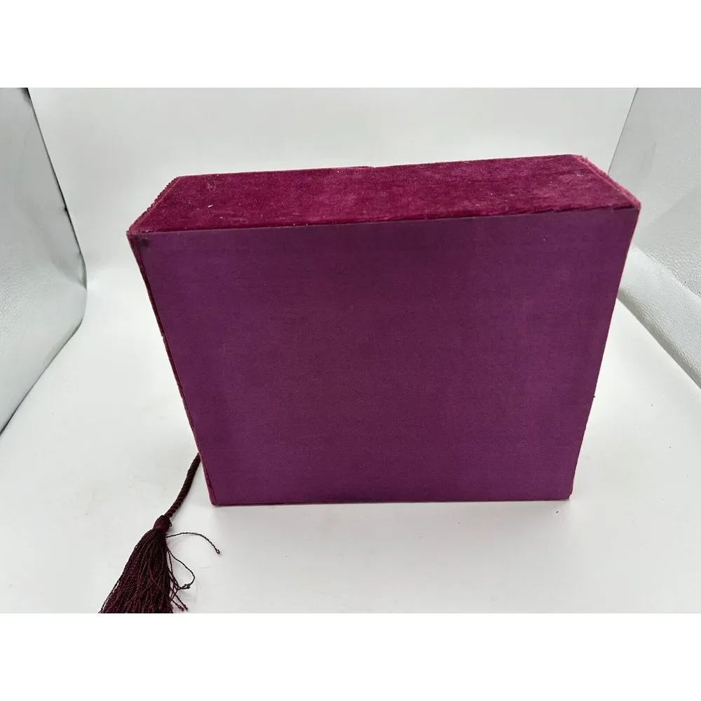 Vintage BAL A VERSAILLES Gift Set Velvet Box - No Product. Box For Display Only